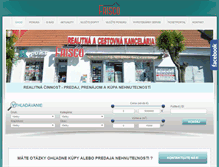 Tablet Screenshot of agentura.frisco.sk